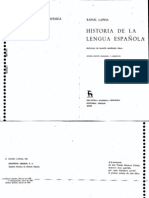 Historia de La Lengua Española - Rafael Lapesa PDF