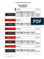 Illustrated Parts List for Tachographs 2400 and 8400 Series