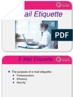 E Mail Etiquette 
