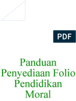 Panduan Penyediaan Folio Pendidikan Moral