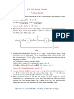 ICE 534: Robust Control Problem Set-02: Answer: (A)