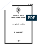 Instruções sobre equipamentos e técnicas de emprego do caçador