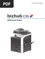 Konica Minolta Bizhub C35 Reference Guide