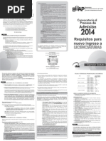 Download Convocatoria de Ingreso a la BUAP 2014 nivel Licenciatura by Oro Noticias Puebla SN205372186 doc pdf