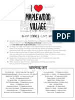I Heart Maplewood Village Entry Forms