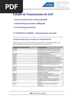 Guía de Uso de Transacción KS03 en SAP | PDF | Informática | Software
