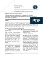 Antinociceptive and Diuretic Activities of Tagetes erecta Linn