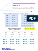 Multiplicacion 1 Tabla de 8 PDF