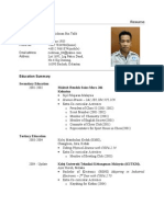 Resume for Md Ridzuan Bin Talib