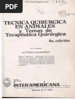 Download Tecnica Quirurgica Animales 4 Edicionpdf by Cordoba MX SN205404415 doc pdf