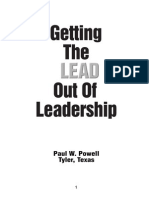 Getting Lead Leadership