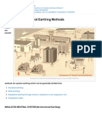 Comparison of Neutral Earthing Methods PDF