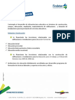 Infraestructura de Educación PDF