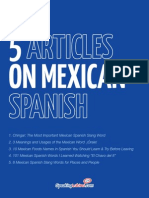 5 Mexican Spanish Articles by Speaking Latino