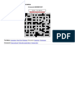 Crossword Answer Grid The Media-Htm
