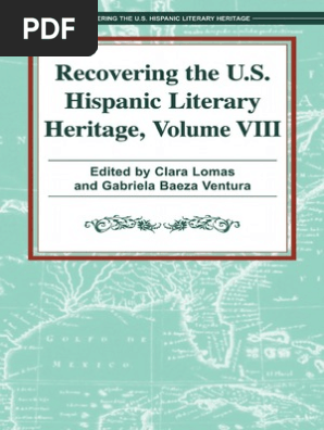 Recovering The Us Hispanic Literary Heritage Vol Viii Edited By