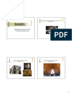 Bambu Na Arq e Constr Civil