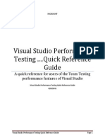 Visual Studio Performance Testing Quick Reference Guide 3_6