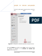 Configuração Intervalos para Geração de Backups e Quantidades de Backups