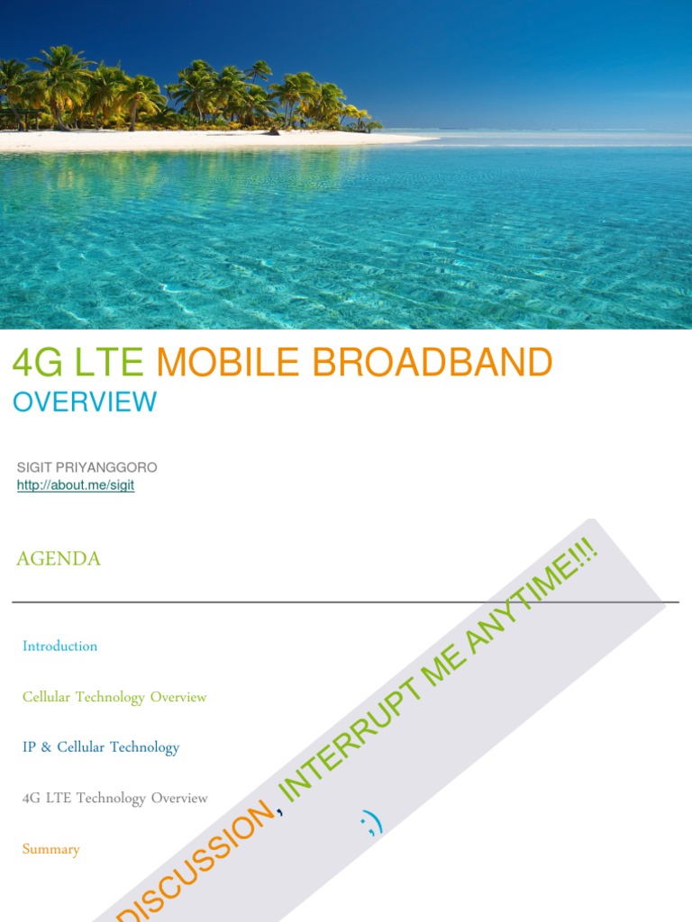 4G LTE Mobile Broadband Overview | PDF | Virtual Private Network ...