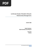 Landscape Study of Student Lifecycle Relationship Management