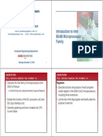 Mp4-Introduction To Intel 80x86 Microprocessor Family