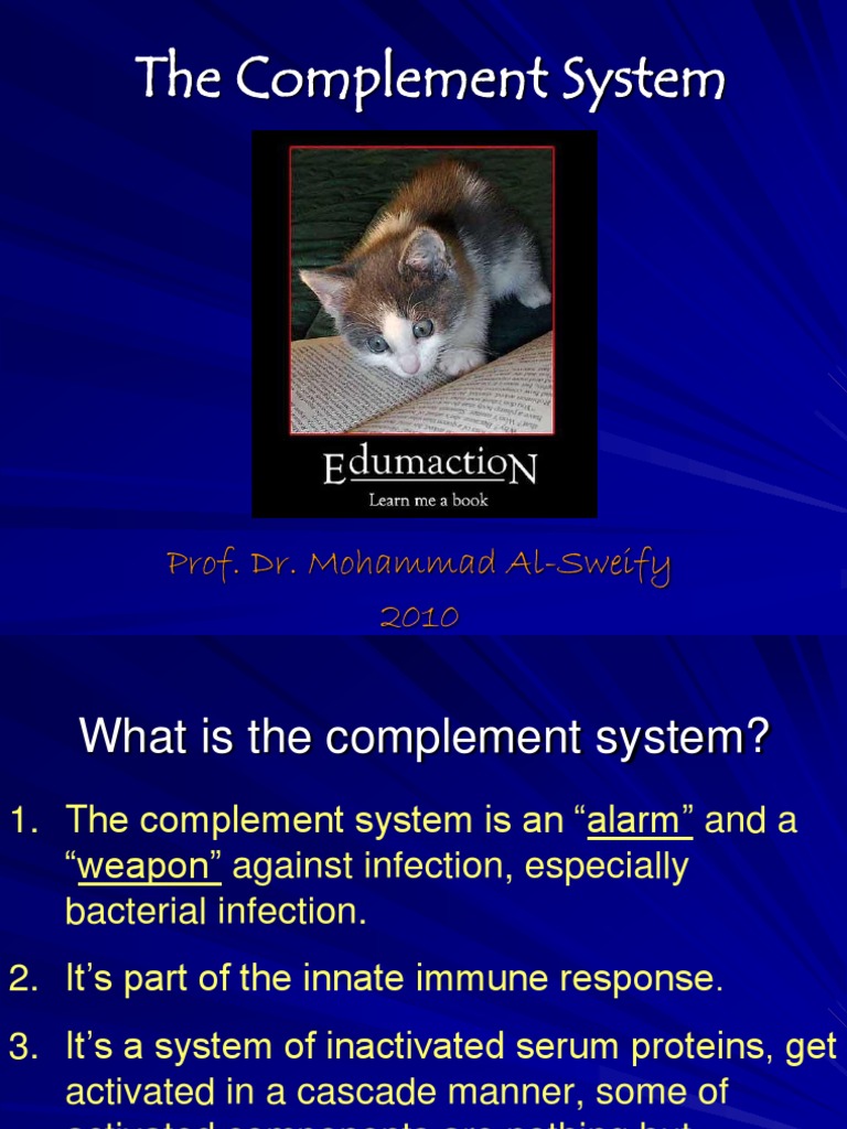 The Complement System | PDF | Complement System | Immune System