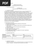 Unit 5 Week 2 Benchmark Literacy Lesson Plans Compare and Contrast