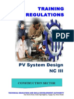 Tr - Pv System Design Nc III