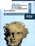 Manual de Tecnicas de Terapia y Modificacion de Conducta = Vincent E. Caballo Compilador