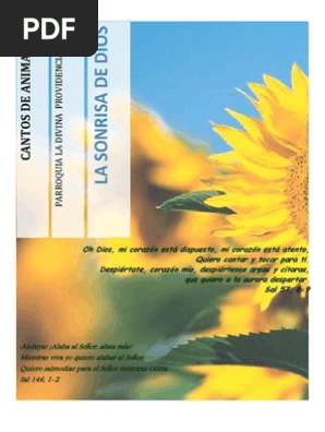 Cantos De Animacion Bendicion Cristo Titulo scribd