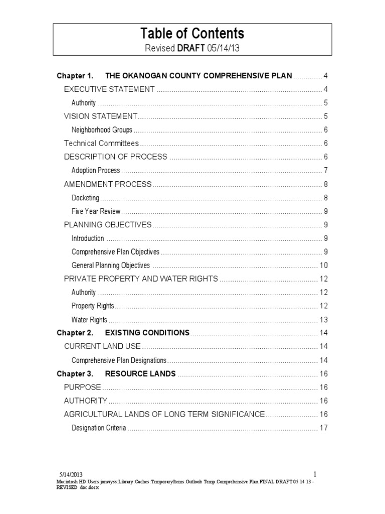 Comprehensive Plan Final Draft 05 14 13 | PDF | Eminent Domain | Water ...