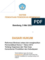 Kebijakan Pendataan Dikmen 