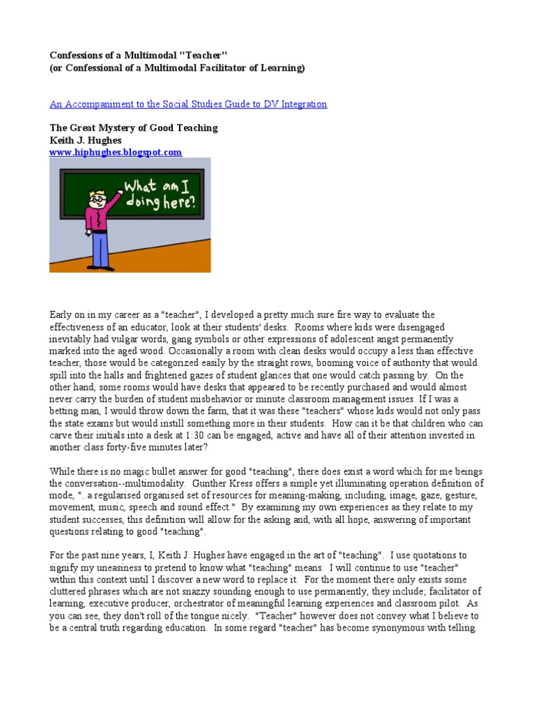 Multimodal Teaching Strategies Explained | PDF | Classroom | Teachers