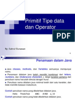 Tipe Data Java