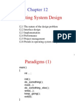 Operating System Design Chapter Overview