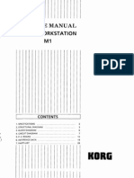 KORG M1 Service Manual