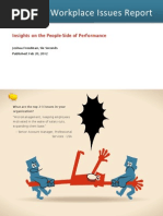 The 2012 Workplace Issue Report - Insights On The People-Side of Performance