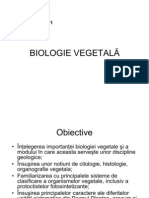 Biologie Vegetala Curs1 2011