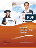 Icici Bank Probationary Officer Programme