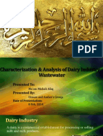 Characterization of Dairy Industry Wastewater