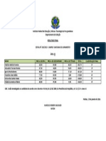 Resultado Final - Edital 203-2013 (Livramento - Área 05)