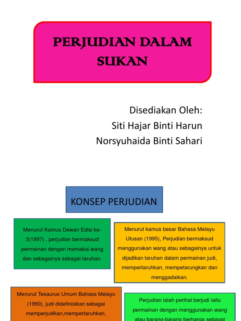 Perjudian Dalam Sukan Pdf