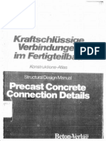 Precast Concrete Connection Details (Structural Design Manual)
