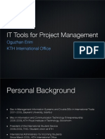 IT Tools for Project Management