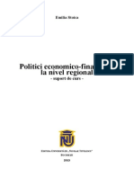 6 Politici Economico-financiare La Nivel Regional