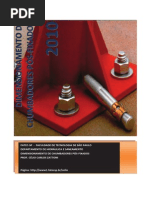 Dimensionamento de Chumbadores
