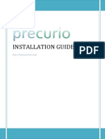 Precurio Installation Guide (Windows)
