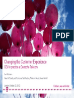 Changing The Customer Experience CEM in Practice at Deutsche Telekom