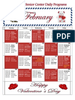 Feb Activity Calendar